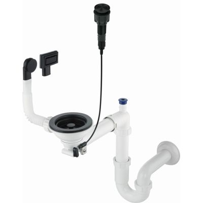 Syfon do zlewozmywaka granitowego 1-komorowego - Space-Saver ZXY_N982