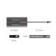 3. Stacja dokująca USB-C Orico XCR 12w1 RGB 3x USB-A USB-C PD 100W HDMI 4K VGA RJ45 Gigabit czytnik kart SD i microSD - szara