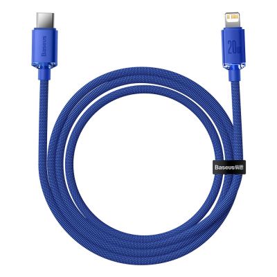 4. Kabel Baseus CAJY000203 Lightning - USB-C PD 20W 480Mb/s 1,2m - niebieski