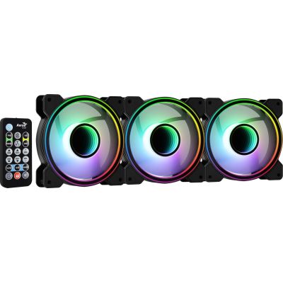 3. Wentylator + Hub AEROCOOL PGS MIRAGE 12 ARGB PRO (3x120)