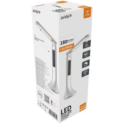 3. Avide ABLDL-CALENDAR-5W lampa stołowa LED Biały