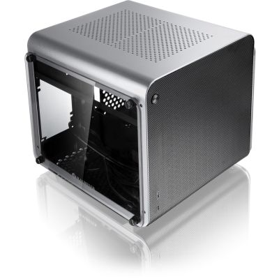 RAIJINTEK METIS EVO TGS Mini Tower Srebrny