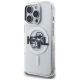 2. Etui Karl Lagerfeld IML Glitter Karl & Choupette Sketch Logo MagSafe na iPhone 16 Pro Max - przezroczyste