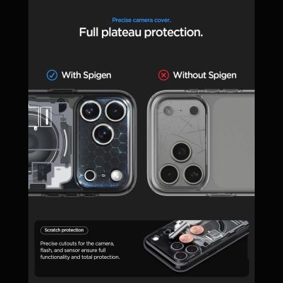 8. Etui Spigen Ultra Hybrid MagSafe Zero One na iPhone 18 Pro / 17 Pro - czarne