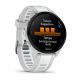 3. Zegarek sportowy Garmin Forerunner 165 Music AMOLED 43mm Mist Grey Whitestone