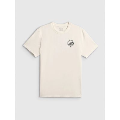 5. T-shirt relaxed z nadrukiem męski 4F 4FRSS26TTSHM4296-11S