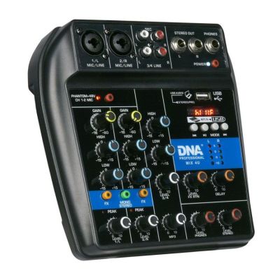 2. DNA MIX 4U - Mikser audio USB MP3 Bluetooth