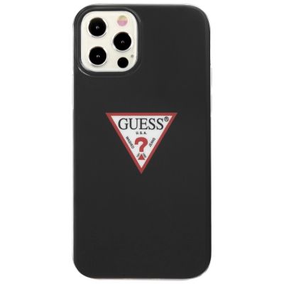 3. Guess GUHCP12LPCUCTLBK iPhone 12 Pro Max 6,7"  czarny/black hardcase Triangle Collection