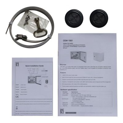 4. Przełącznik LevelOne 10x GE OSW-1031 8x Wyjścia 802.3at/af PoE - Switch - Power over Ethernet (OSW-1031)