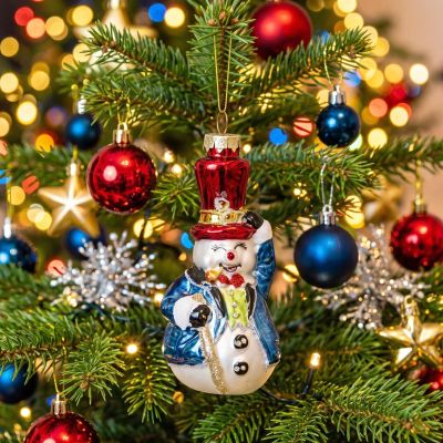4. BOMBKA SZKLANA FORMÓWKA BAŁWAN SASKA GIFT & DECOR