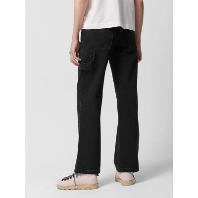 4. Jeansy straight z prostymi nogawkami damskie Outhorn OTHWSS24TTROF721-20S