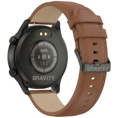 13. Smartwatch Gravity Czarny 2 Paski GT10-4