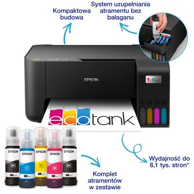 16. Urządzenie wielofunkcyjne Epson EcoTank L3230 Czarn