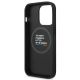 7. Etui BMW Leather Stamp Tricolor MagSafe na iPhone 14 Pro - czarne
