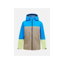 Kurtka przeciwdeszczowa Peak Performance Trail Hipe Shell Jacket - bril blue/avid beige/sunny adv