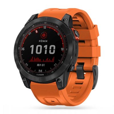 2. Pasek Tech-Protect IconBand na Garmin Fenix 5 / 6 / 6 Pro / 7 - pomarańczowy