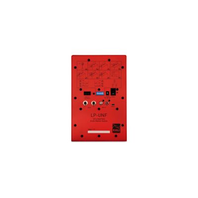 33. KALI AUDIO LP-UNF-R - Para monitorów odsłuchowych z Bluetooth. Głośniki multimedialne, czerwone.