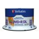 4. Płyta DVD+R 8.5GB 8X DOUBLE LAYER/WIDE PRINTABLE SURF 50ER SPIN