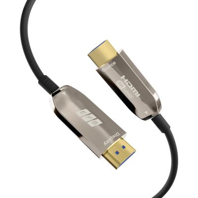 3. EFB Elektronik HDMI-21-00008 kabel HDMI 30 m HDMI Typu A (Standard) Czarny, Stal nierdzewna