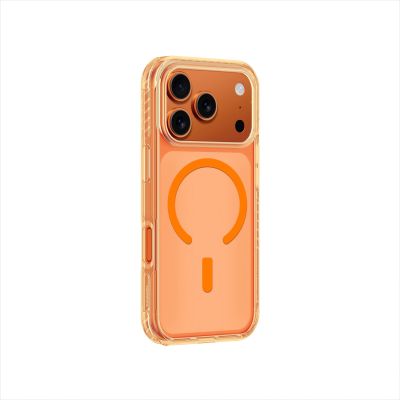 3. Etui AMAZINGTHING Titan Pro na iPhone 17 Pro kompatybilne z MagSafe - pomarańczowe