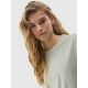 4. T-shirt gładki z bawełną organiczną damski 4F