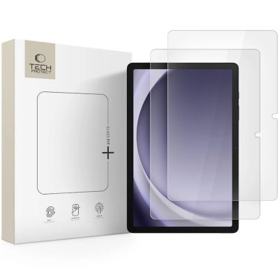 Szkło hartowane Tech-Protect Glass Fit+ 2-pack na Samsung Galaxy Tab A9+ / A11+ Plus 11.0 - przezroczyste