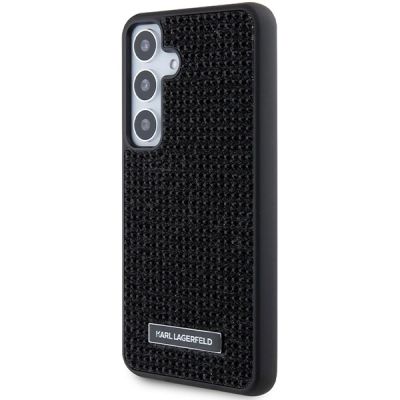 2. Etui Karl Lagerfeld Rhinestone Metal Logo na Samsung Galaxy S24 - czarne