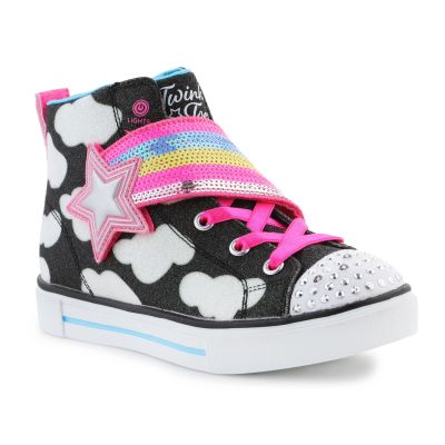 6. Buty Skechers Twinkle Toes: Twinkle Sparks - Shooting Star Jr 314775L-BKMT