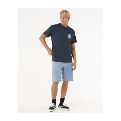 4. Koszulka RIP CURL Raw Energy Trad Tee granatowy