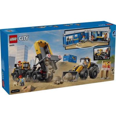 2. LEGO City 60494 - Wywrotka i ładowarka czołowa