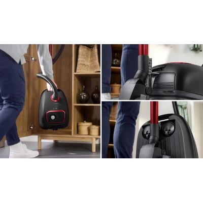 10. Odkurzacz workowy Bosch Series 4 BGB41POW1 (850W ; czarny)