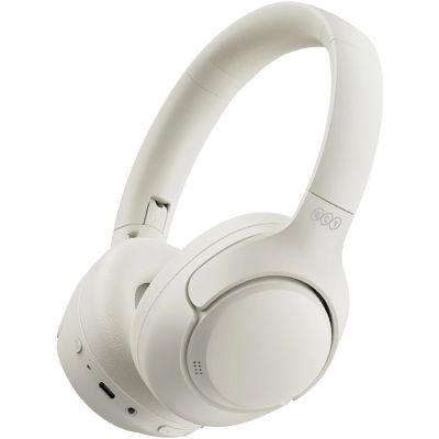 Słuchawki nauszne QCY H3 z ANC Bluetooth 5.4 Hi-Res Audio - białe