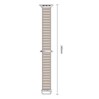 3. Pasek Tech-Protect Nylon Pro na Apple Watch 44 / 45 / 46 / 49 mm - beżowy