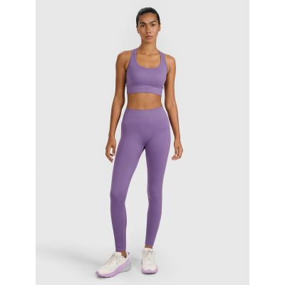 5. Legginsy treningowe bezszwowe damskie  4F 4FWAW25TFTIF359-53S