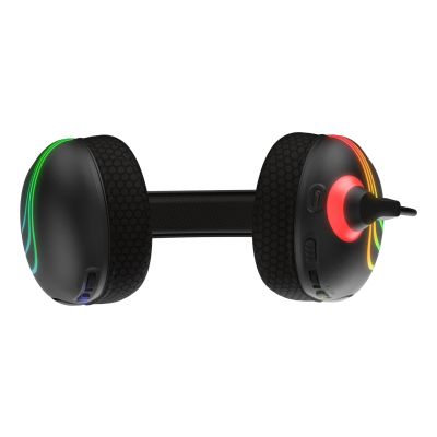 3. PDP 049-032-BK słuchawki/zestaw słuchawkowy Bezprzewodowy Opaska na głowę Gaming Bluetooth Czarny
