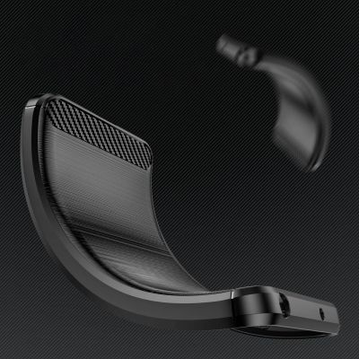 5. Carbon Case etui do Realme 10 5G / Realme 9i 5G elastyczny silikonowy karbonowy pokrowiec czarne