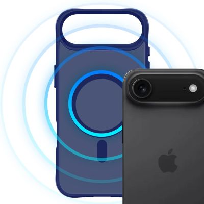 10. Etui 3mk Smoke MagCase na iPhone Air - niebieskie
