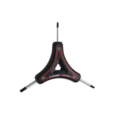 UNIOR Trójstronny klucz Torx 10,15,25 US