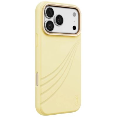Etui UNIQ Coehl Serina Magnetic Charging na iPhone 18 Pro Max / 17 Pro Max - żółte