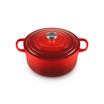 2. Le Creuset Signature Roaster okrągły 28cm wiśniowy