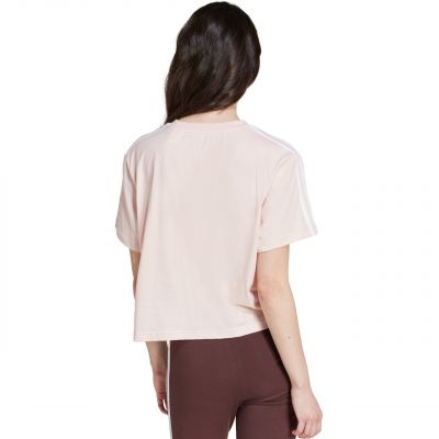 3. Koszulka adidas Essentials 3-Stripes Single Jersey Crop Top W IY4227