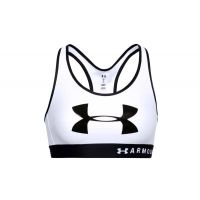 4. Stanik sportowy Under Armour Mid Keyhole Graphic Bra W 1344333-100