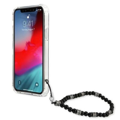 5. Etui Guess Black Pearl na iPhone 12 Pro Max - przezroczyste