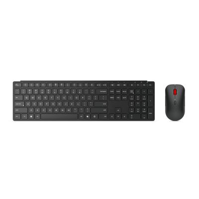 Lenovo 4X31S04848 klawiatura Dołączona myszka Biuro RF Wireless + Bluetooth Belgijski Czarny