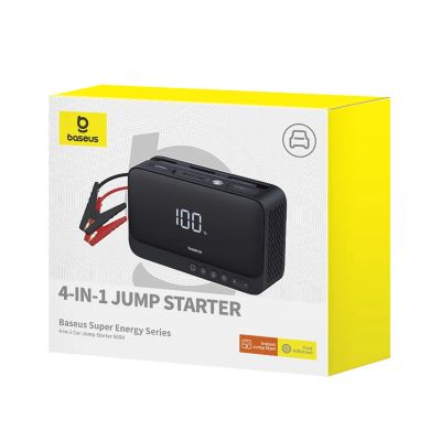 8. Jump starter Baseus Super Energy BS-CH013 4w1 600A z latarką / powerbankiem 6000mAh / kompresorem - czarny