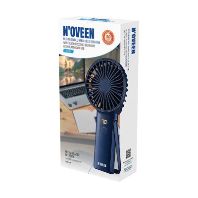8. Wentylator ręczno-biurkowy akumulatorowy USB NOVEEN F120