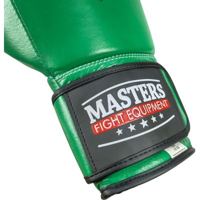 18. Rękawice bokserskie skórzane RBT-GREENSTRIKE 12 oz zielone