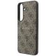 6. Etui Guess Embossed 4G Ring Classic Logo MagSafe na Samsung Galaxy S26 FE - brązowe