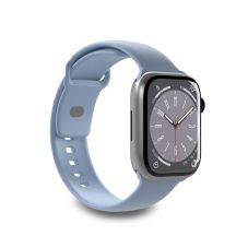 Pasek silikonowy Puro Icon do Apple Watch 38 / 40 / 41 mm - jasnoniebieski (2 szt.)