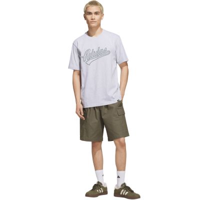 6. Koszulka męska adidas Varsity Tailsweep Graphic szara KS2179